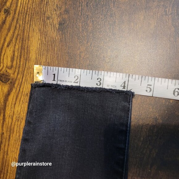 Madewell Jeans 27 Skinny 9" High Rise Black Sea Wash H2230 Tummy Control - Picture 12 of 13